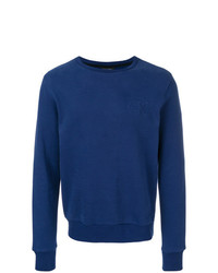 Sweat-shirt bleu marine Calvin Klein Jeans