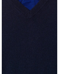 Sweat-shirt bleu marine Brunello Cucinelli