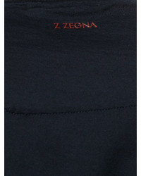 Sweat-shirt bleu marine Z Zegna