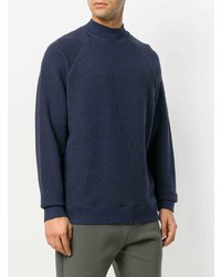 Sweat-shirt bleu marine YMC