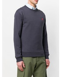 Sweat-shirt bleu marine AMI Alexandre Mattiussi