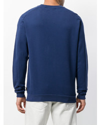 Sweat-shirt bleu marine Calvin Klein Jeans