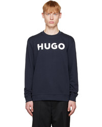 Sweat-shirt bleu marine Hugo