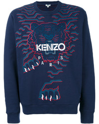 Sweat-shirt bleu marine Kenzo