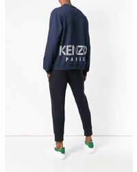 Sweat-shirt bleu marine Kenzo