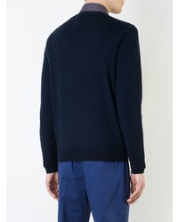 Sweat-shirt bleu marine Gieves & Hawkes