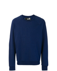 Sweat-shirt bleu marine Love Moschino