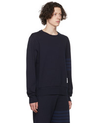 Sweat-shirt bleu marine Thom Browne