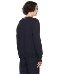 Sweat-shirt bleu marine Thom Browne