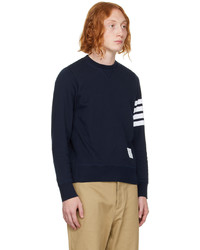 Sweat-shirt bleu marine Thom Browne