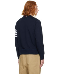 Sweat-shirt bleu marine Thom Browne