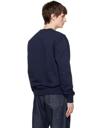 Sweat-shirt bleu marine AMI Alexandre Mattiussi