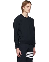 Sweat-shirt bleu marine Thom Browne