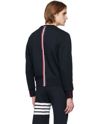 Sweat-shirt bleu marine Thom Browne