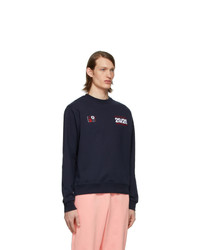 Sweat-shirt bleu marine Martine Rose