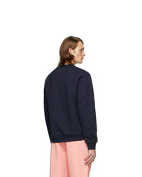 Sweat-shirt bleu marine Martine Rose