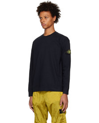 Sweat-shirt bleu marine Stone Island