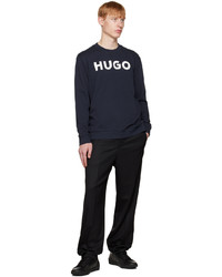 Sweat-shirt bleu marine Hugo