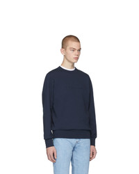 Sweat-shirt bleu marine A.P.C.