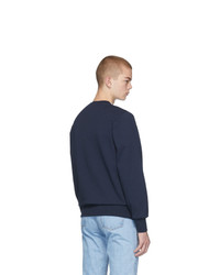 Sweat-shirt bleu marine A.P.C.