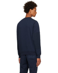 Sweat-shirt bleu marine Belstaff