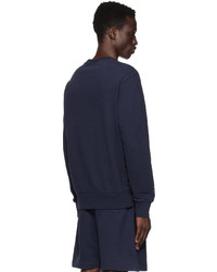 Sweat-shirt bleu marine Moncler