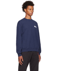 Sweat-shirt bleu marine Sporty & Rich