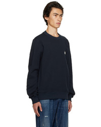 Sweat-shirt bleu marine Dolce & Gabbana