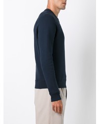 Sweat-shirt bleu marine AMI Alexandre Mattiussi