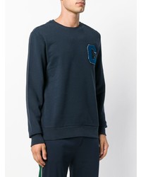 Sweat-shirt bleu marine CK Calvin Klein