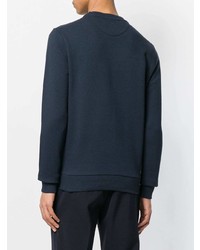 Sweat-shirt bleu marine Woolrich