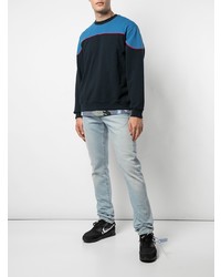 Sweat-shirt bleu marine Supreme