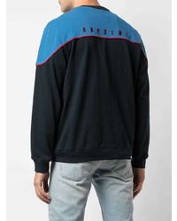 Sweat-shirt bleu marine Supreme