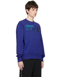 Sweat-shirt bleu VERSACE JEANS COUTURE