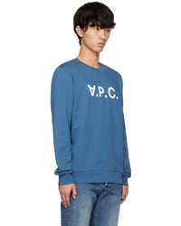 Sweat-shirt bleu A.P.C.