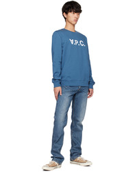 Sweat-shirt bleu A.P.C.