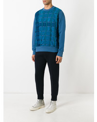 Sweat-shirt bleu CHRISTOPHER RAEBURN