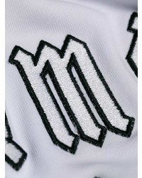 Sweat-shirt brodé blanc et noir McQ Alexander McQueen