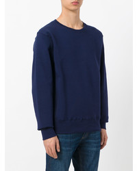 Sweat-shirt brodé bleu marine Stella McCartney