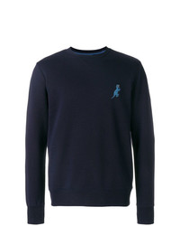 Sweat-shirt brodé bleu marine Ps By Paul Smith