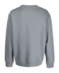 Sweat-shirt brodé gris Calvin Klein Jeans