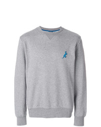 Sweat-shirt brodé gris Ps By Paul Smith