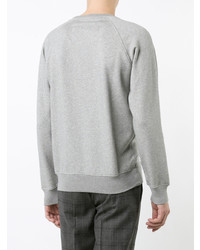 Sweat-shirt brodé gris Marc Jacobs