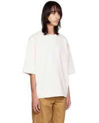 Sweat-shirt brodé marron Jil Sander