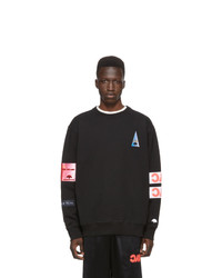 Sweat-shirt brodé noir Adidas Originals By Alexander Wang