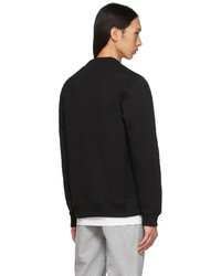 Sweat-shirt brodé noir Burberry