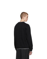 Sweat-shirt brodé noir Kenzo