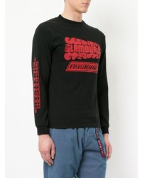 Sweat-shirt brodé noir Hysteric Glamour