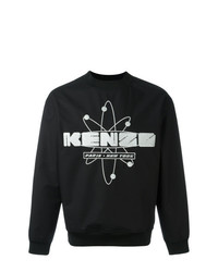 Sweat-shirt brodé noir Kenzo