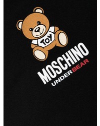 Sweat-shirt brodé noir Moschino